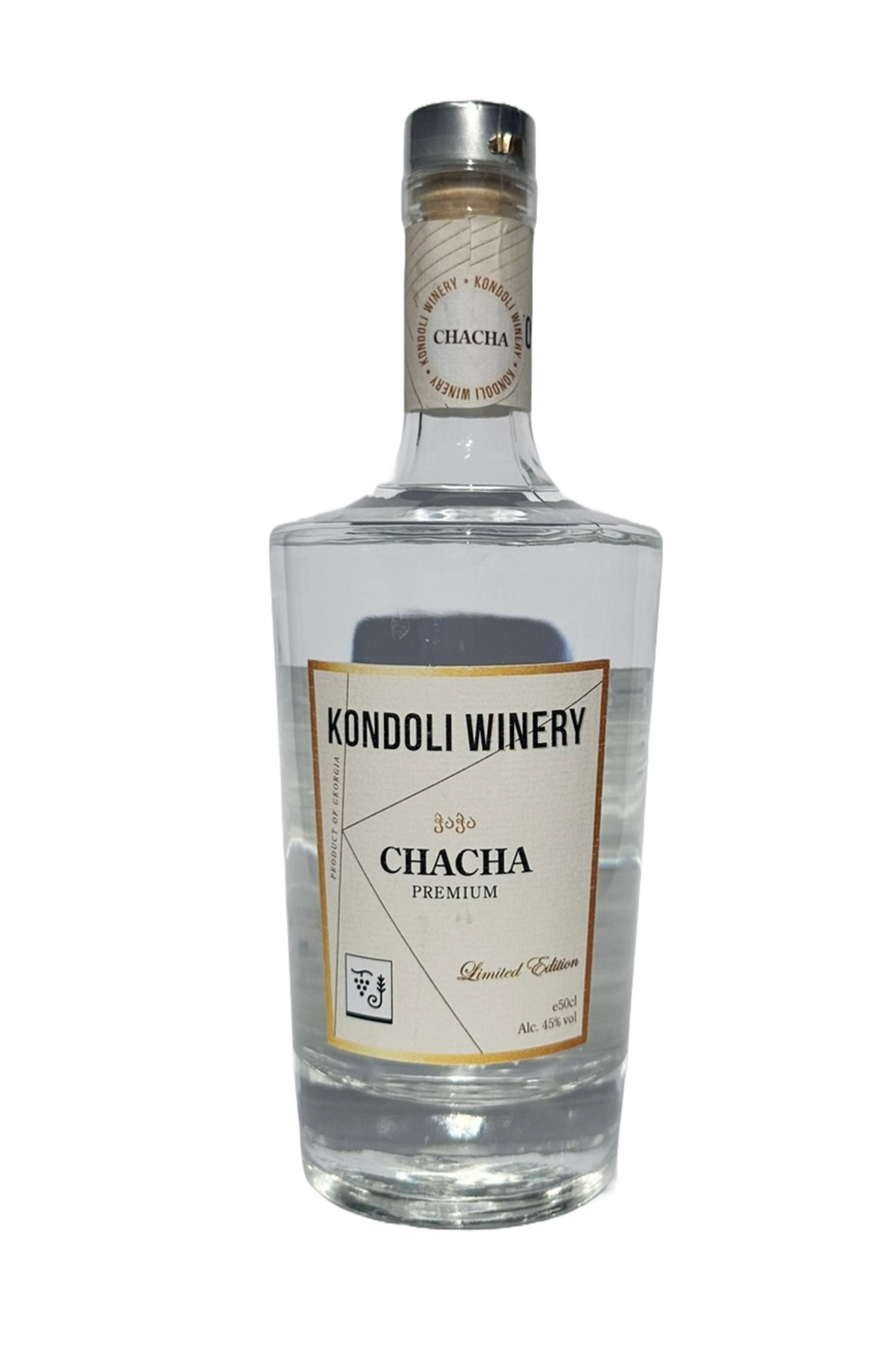 Chacha, georgischer Tresterbrand 2022, 0,5 L Flasche, 45vol%