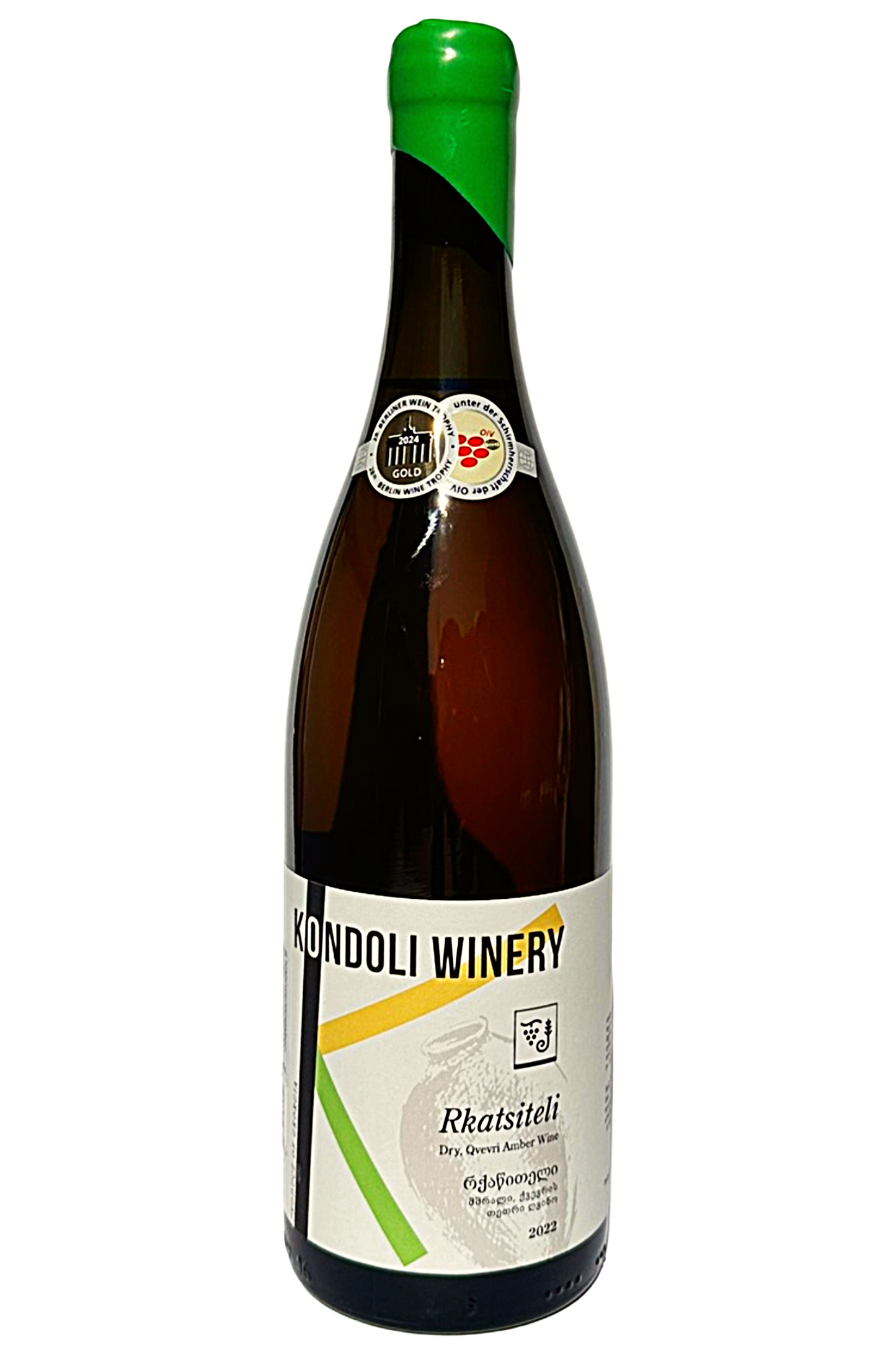 Rkatsiteli 2022, Qvevriwein aus Georgien amber 0,75 L